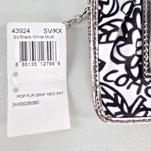 Coach Poppy Floral Graphic Medium Skinny Wristlet NWT Style 43924 - Picture 5 of 8